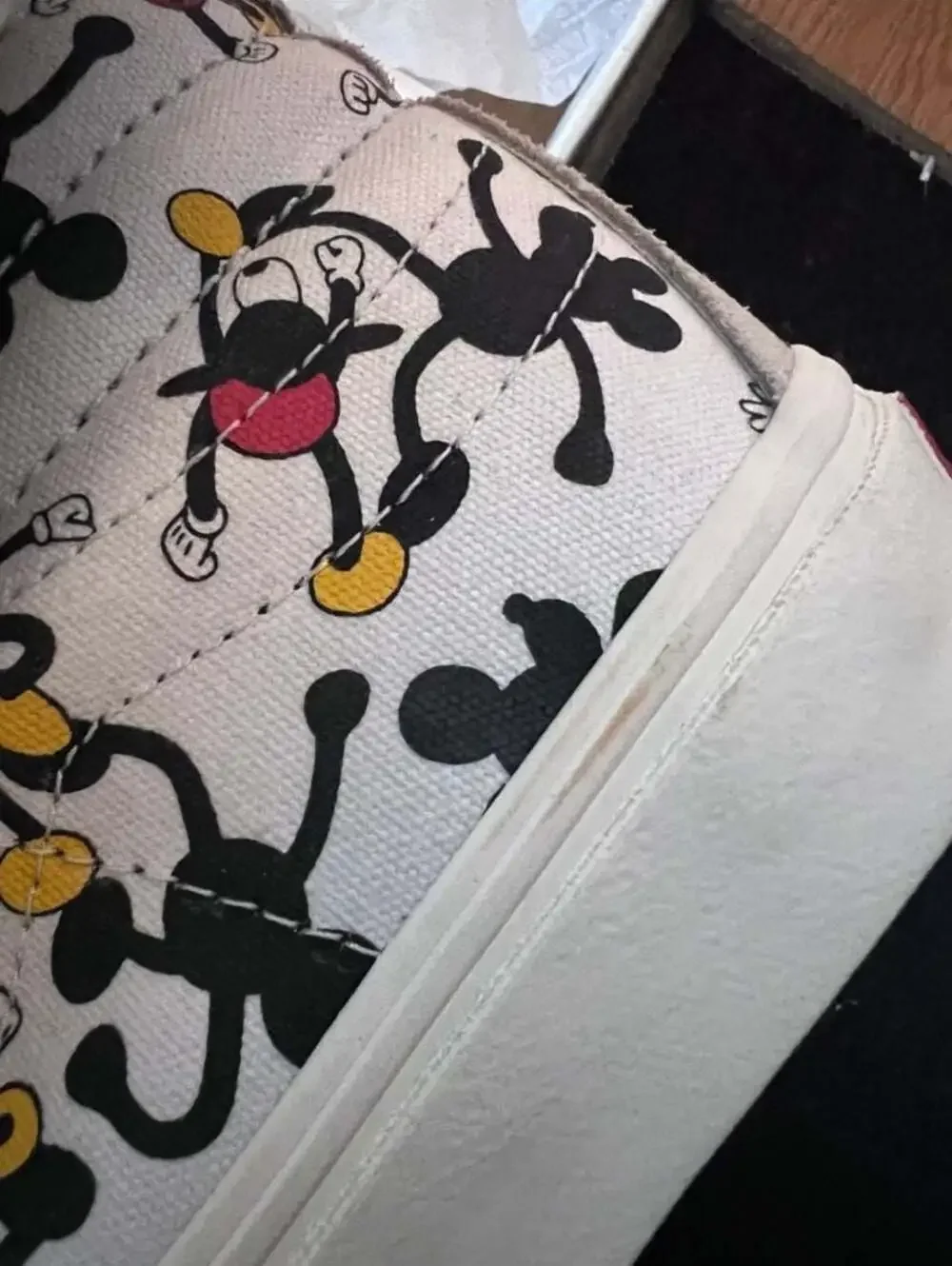 Vans x Disney Mickey 90th Geoff McFetridge Sk8-Hi LX White